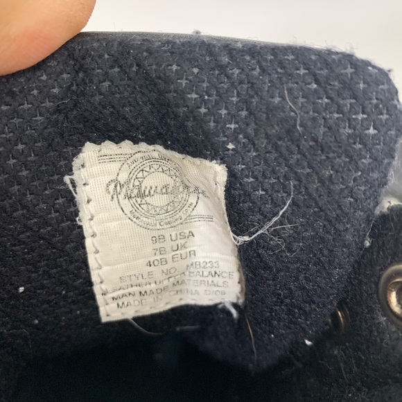 Milwaukee black chunky moto leather boots - Picture 5 of 8